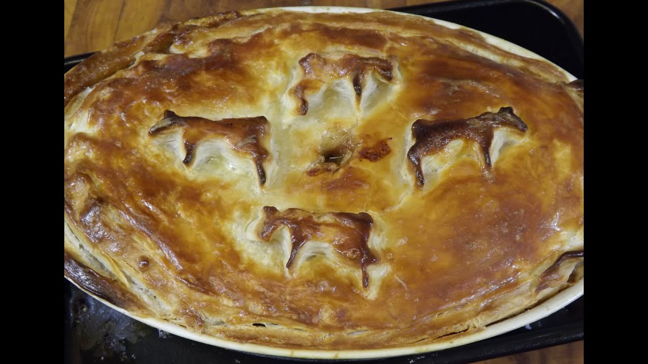 Home-made Steak And Kidney Pie. TheScottReaProject