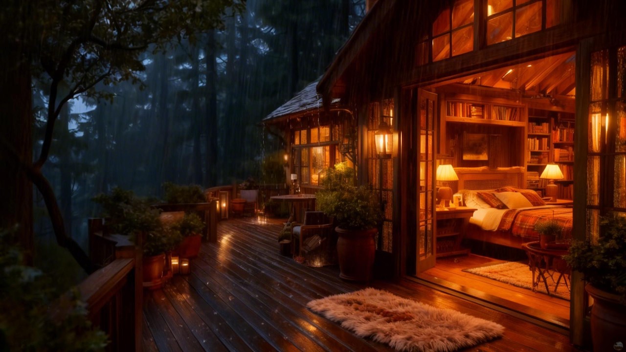 Gentle Rain Sounds for Peaceful Sleep | Night Calm, Relaxation