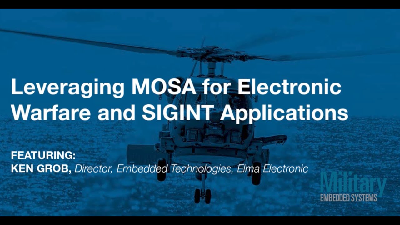 Leveraging MOSA for Electronic Warfare and SIGINT Applications