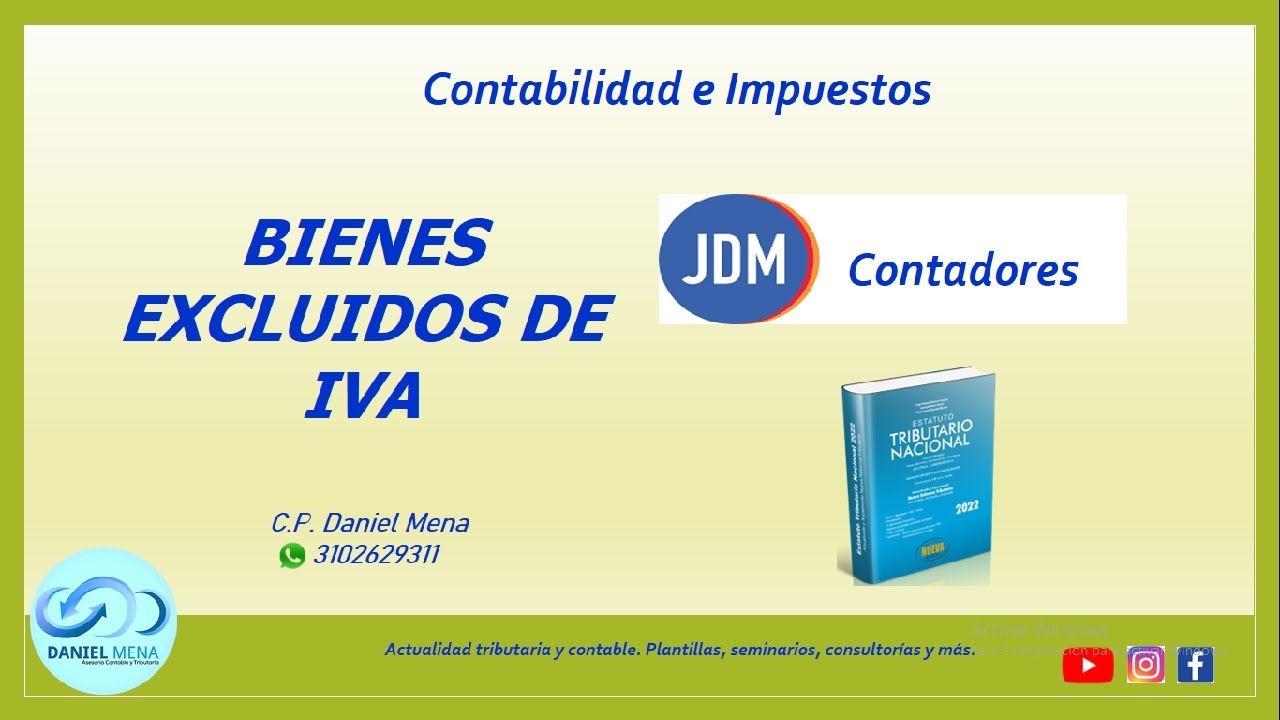 Bienes Excluidos de IVA