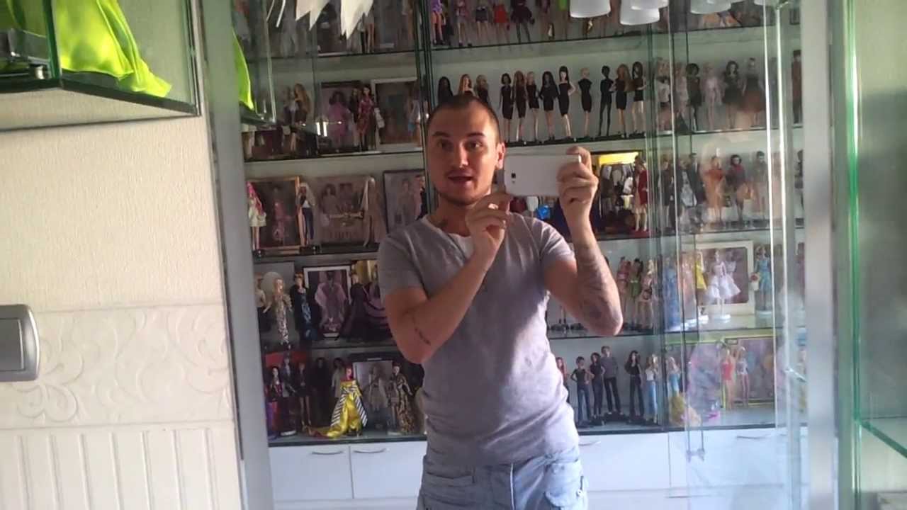 The biggest Barbie collector in Bulgaria Stanislav Valeriev