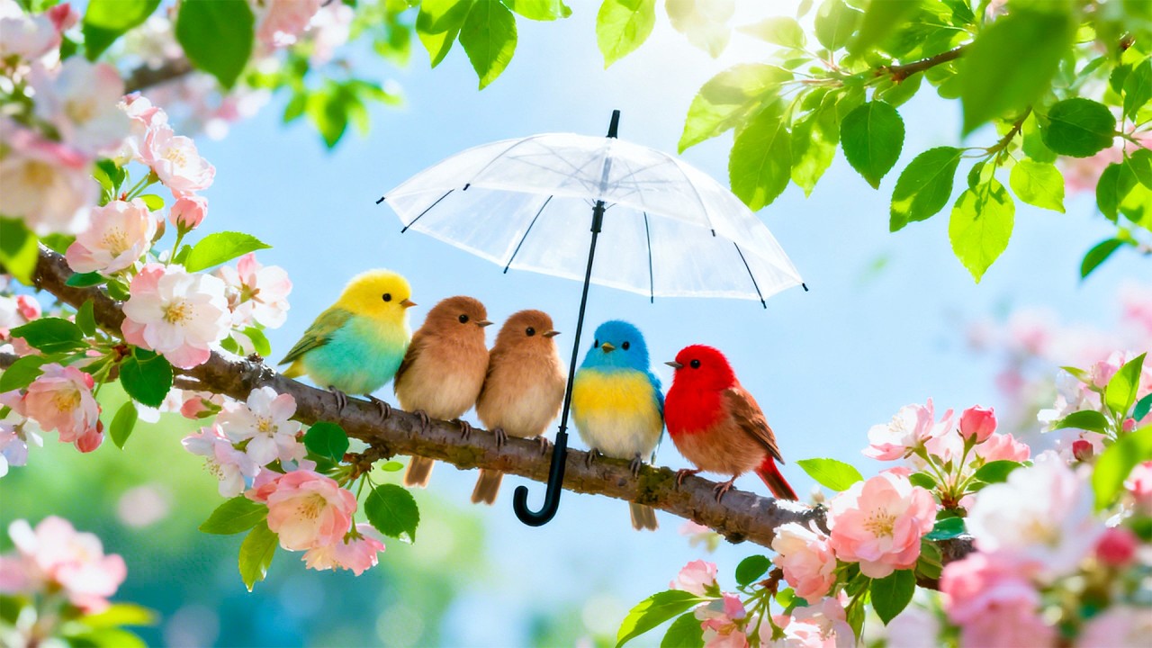 🎶Soothing Piano Music with Nature Birds | Calm Your Mind & Improve Sleep Quality 🍀🌱🐦️