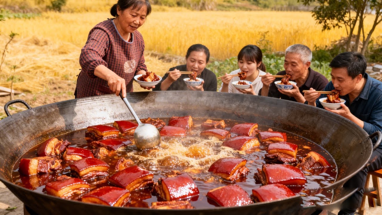 好久没改善伙食了，阿凯大厨指导老妈炖红烧肉，结果又翻车了？#农村#农村美食#vlog
