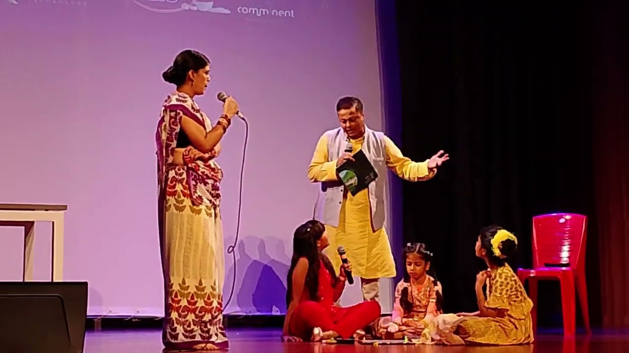 Sketch während der zweiten Ausgabe des Makar Sankranti-Programms der JHF Foundation.