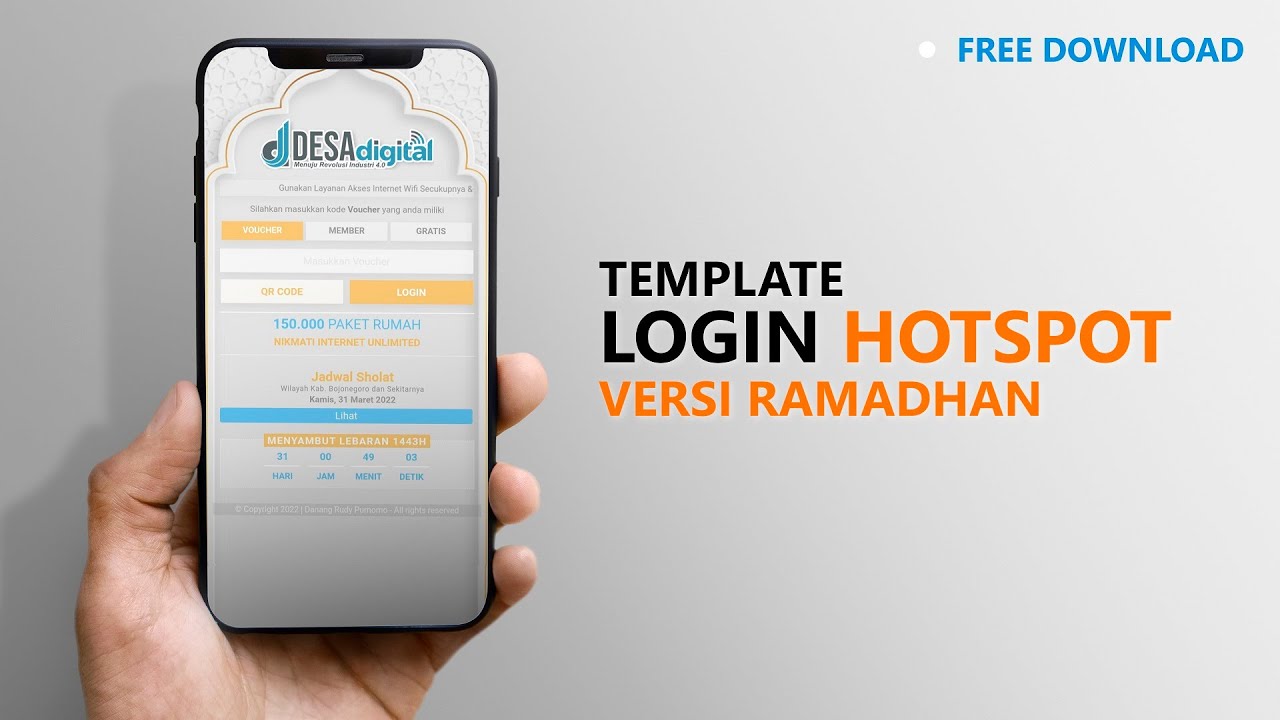 Berbagi Template Login Page Hotspot Mikrotik Ramadhan 2022