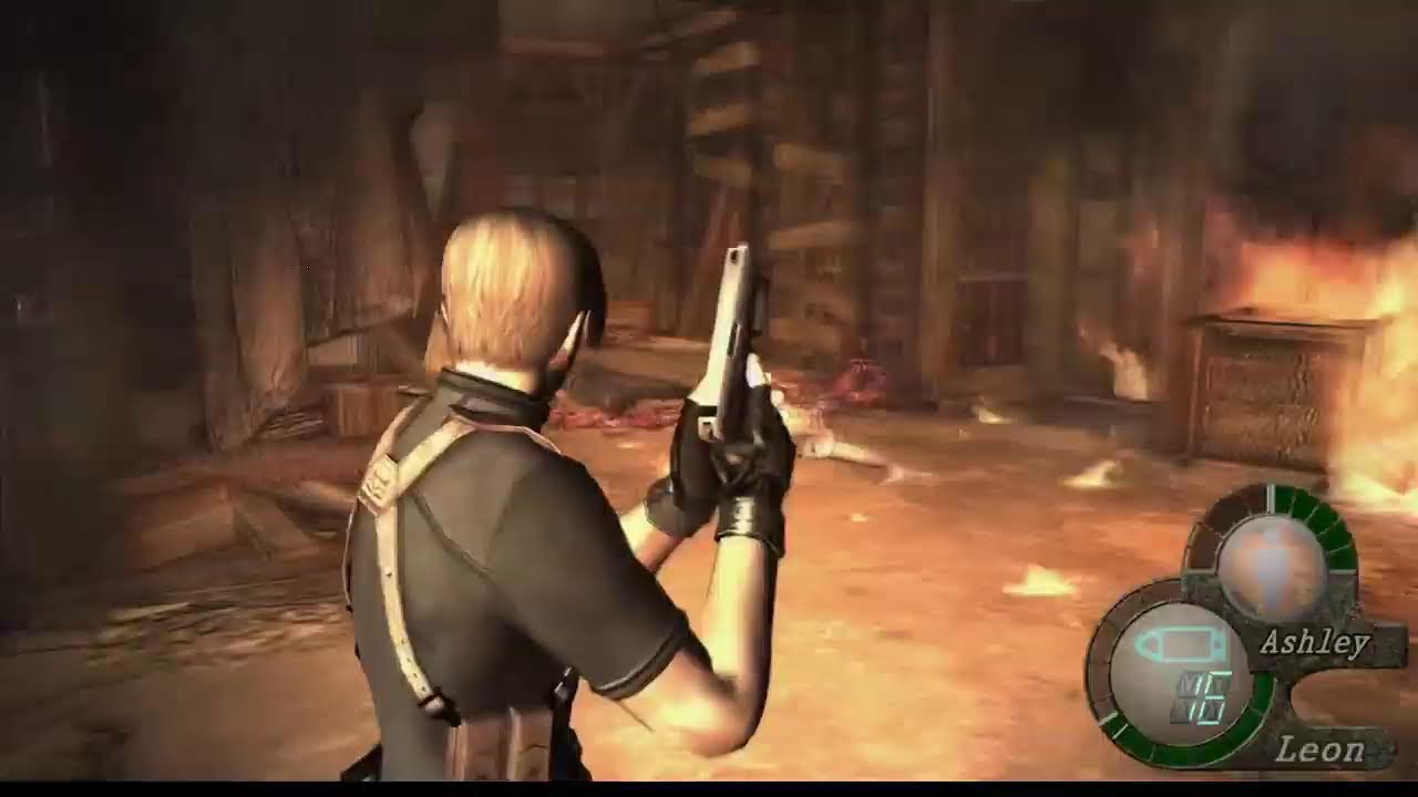محاربت الإعور الدجال😂 تختيم resident evil #2
