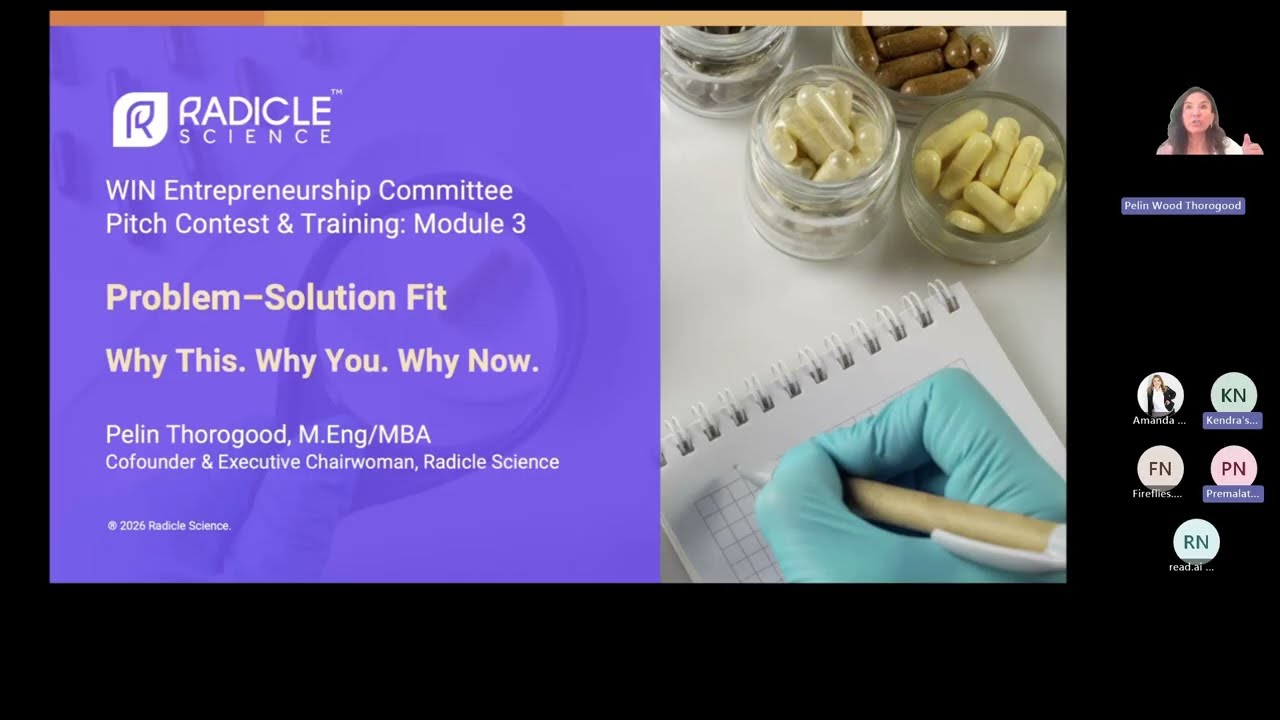 WIN Entrepreneurship Module 3: Problem–Solution Fit: Why This, Why You, Why Now