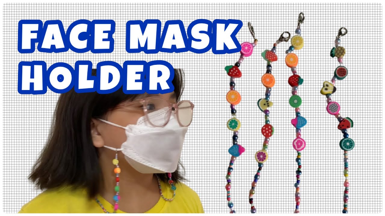 HOW TO MAKE A BEADED FACE MASK HOLDER | FACE MASK LANYARD DIY