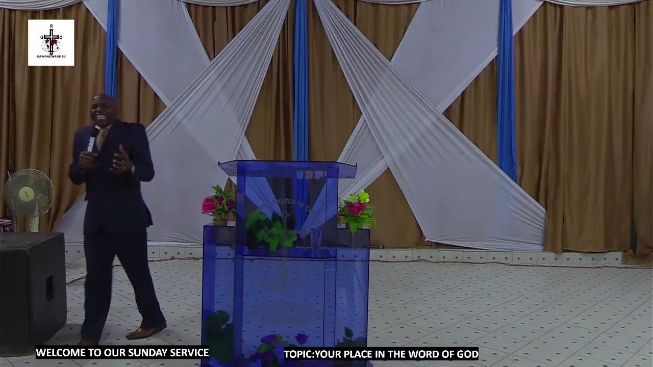 WELCOME TO OUR  SUNDAY SERVICE                   TOPIC: YOUR PLACE IN THE WORD OF GOD