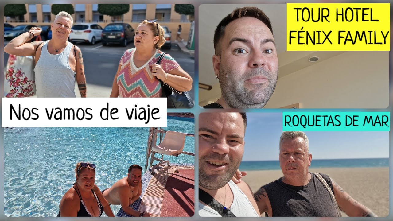 Nos vamos de VIAJE 🧳 // ROQUETAS de MAR ☀️ // Tour del HOTEL FÉNIX FAMILY 😁