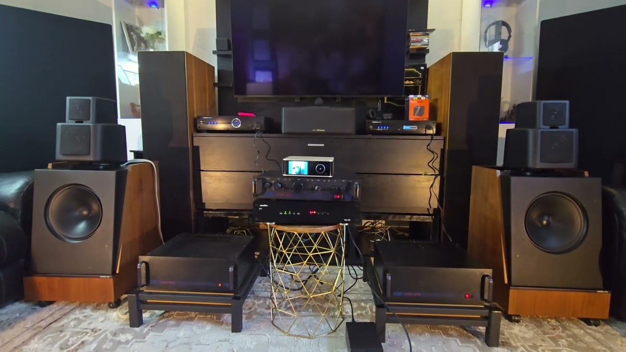 KEF 105, B&k sonata series monoblocks M200, Mc101,and WIIM ULTRA 