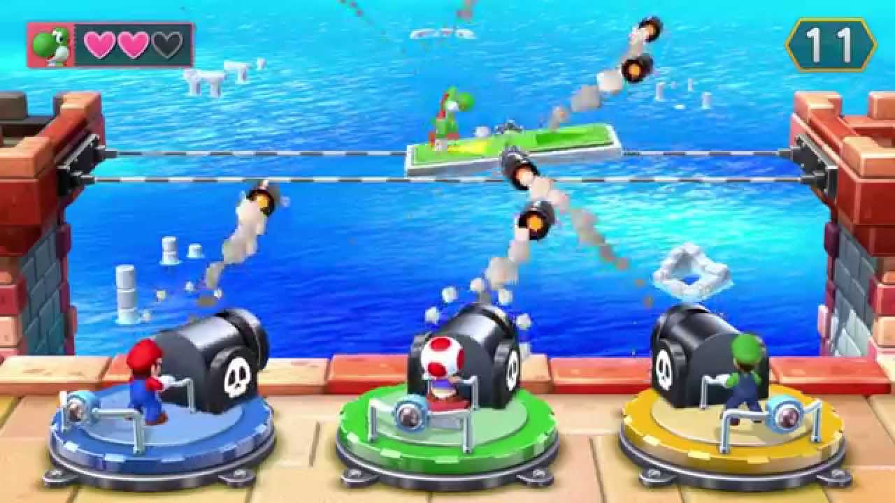 Mario Party 10 - All 1-VS-3 / 1 VS Rivals Mini-Games