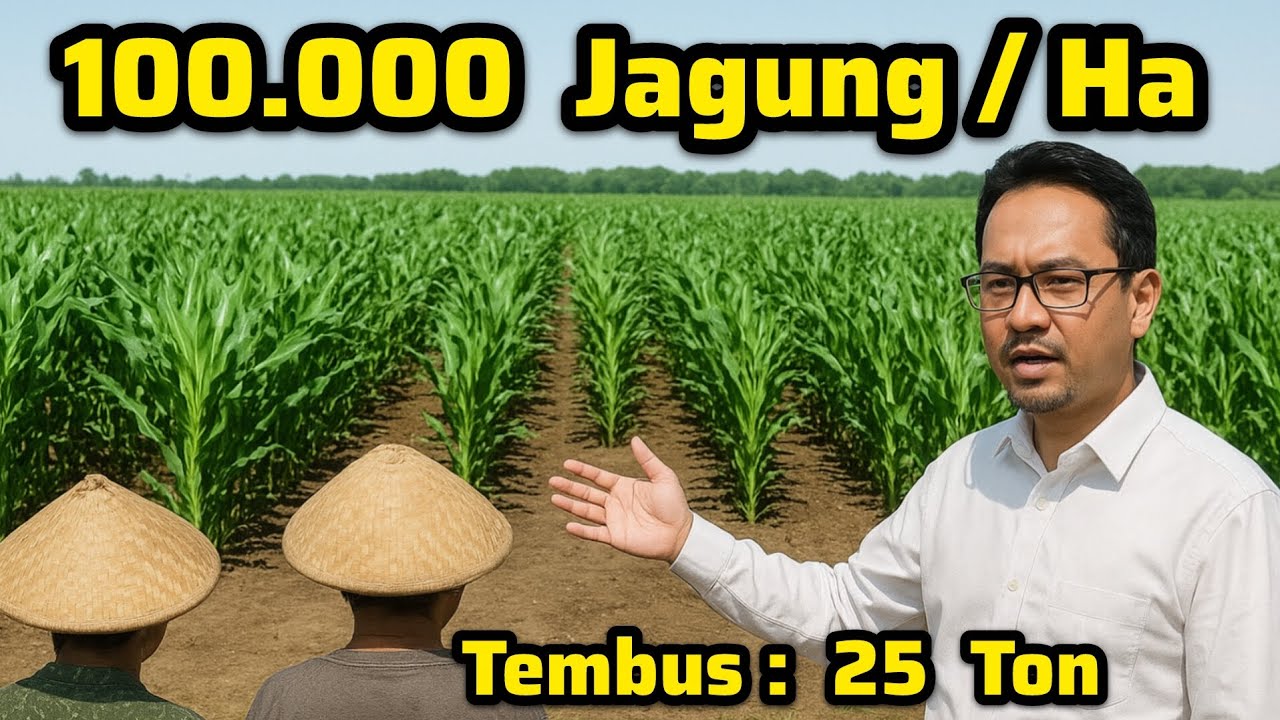 ‼️Panen Jagung Tembus 25 Ton Per Hektar‼️Pupuk + Sistem Jarak Tanam + Perawatan + Pencegahan Hama‼️