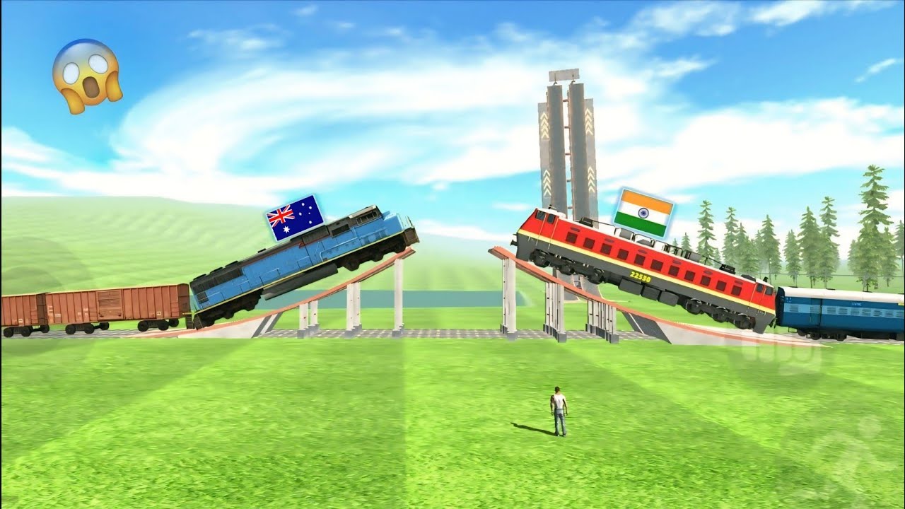 Indian Train Vs Australian Train | Compitition 😱 | PowerX 