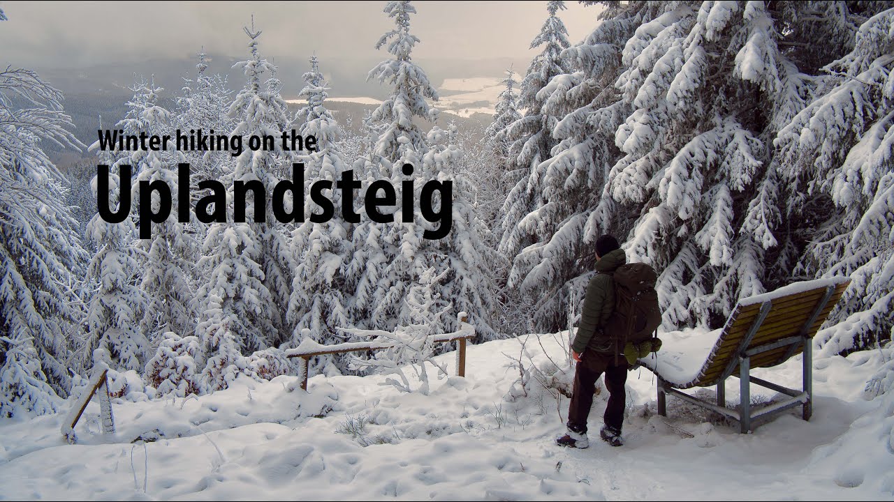 Winter hiking on the Uplandsteig