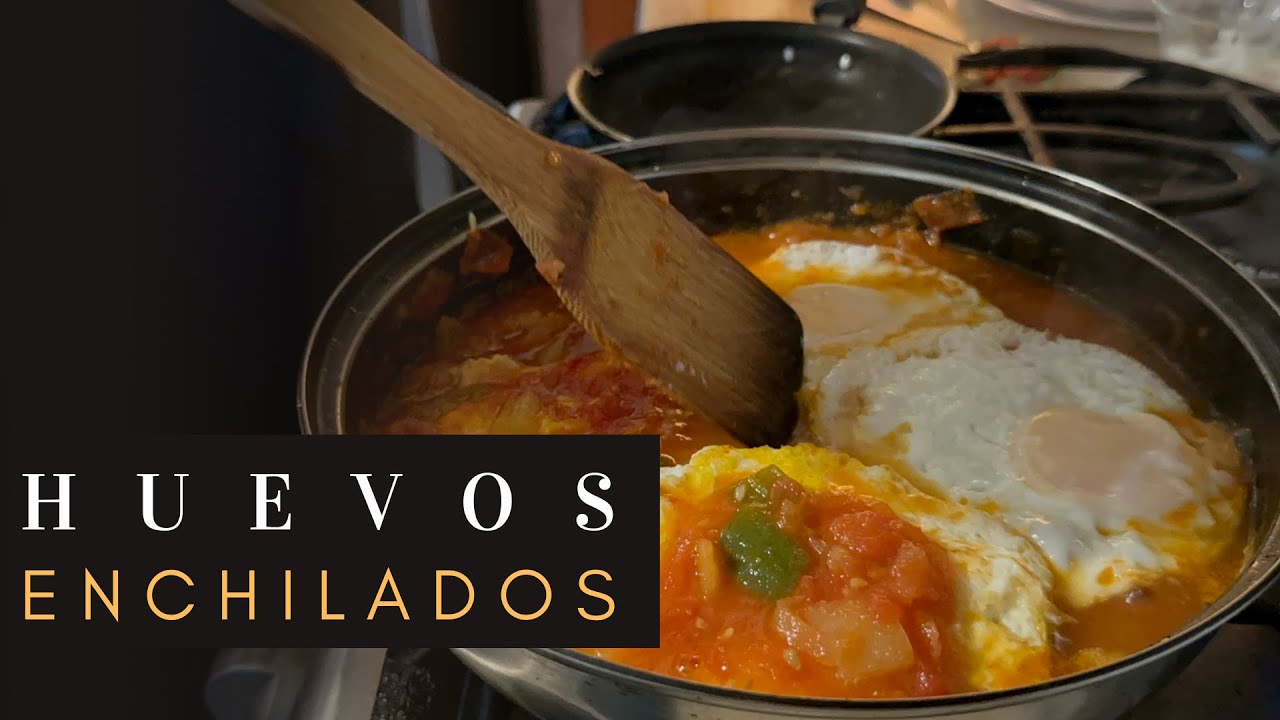 🌶️🍳Huevos enchilados .DESAYUNA RICO