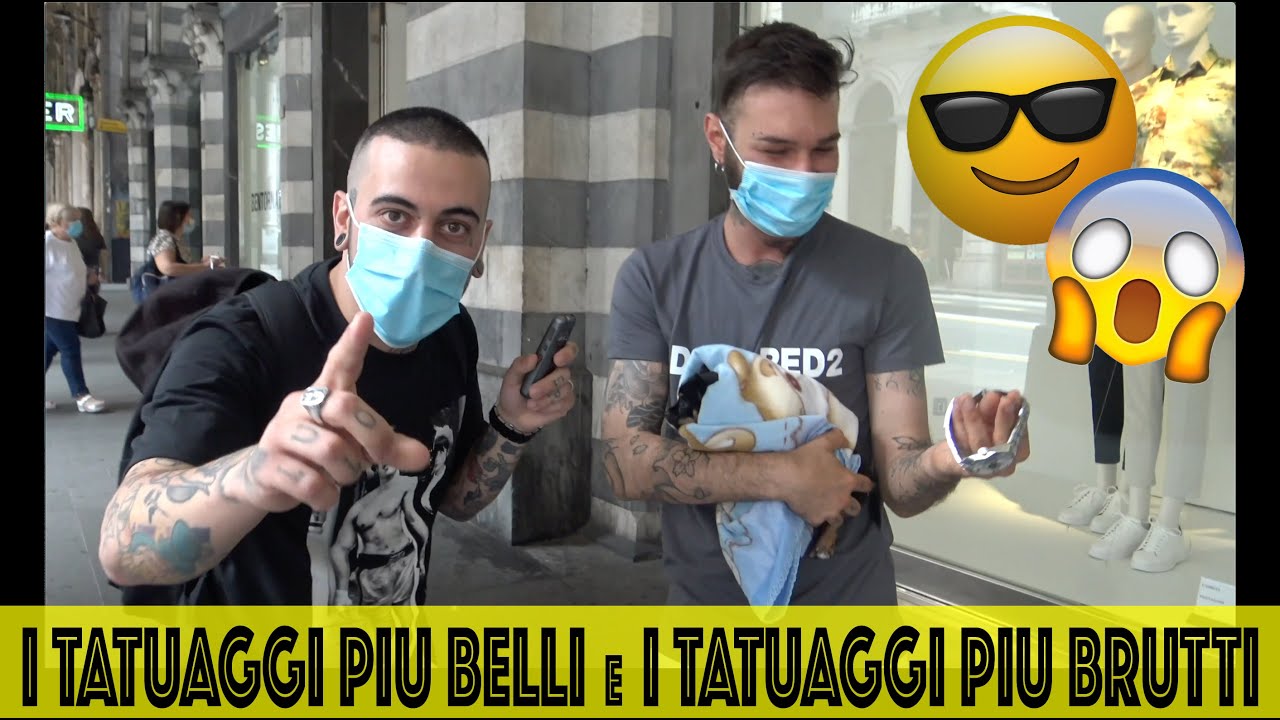 I TATUAGGI PIU' BELLI e PIU' BRUTTI DELLA GENTE