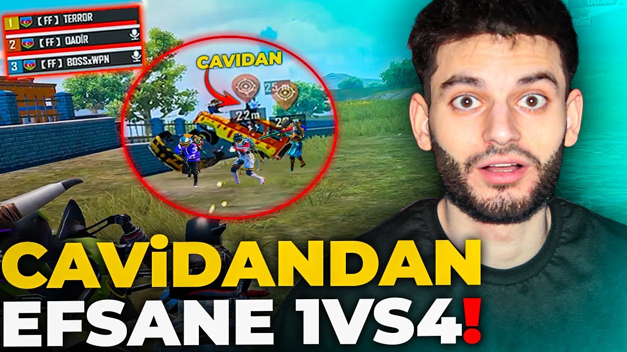 CAVİDANDAN EFSANE GİRİŞ!! 😮 TAKIMI 3 SANİYEDE BİTİRDİ!! 🔥 | PUBG MOBILE