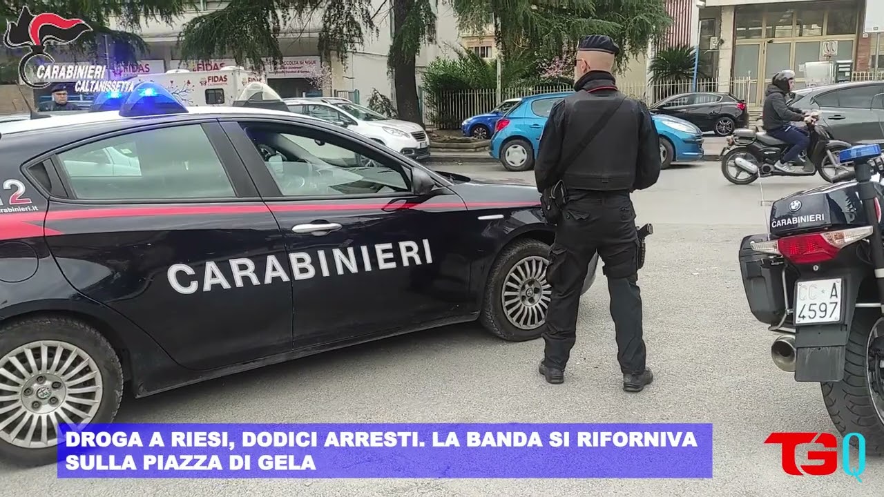 DROGA A RIESI, DODICI ARRESTI  LA BANDA SI RIFORNIVA SULLA PIAZZA DI GELA