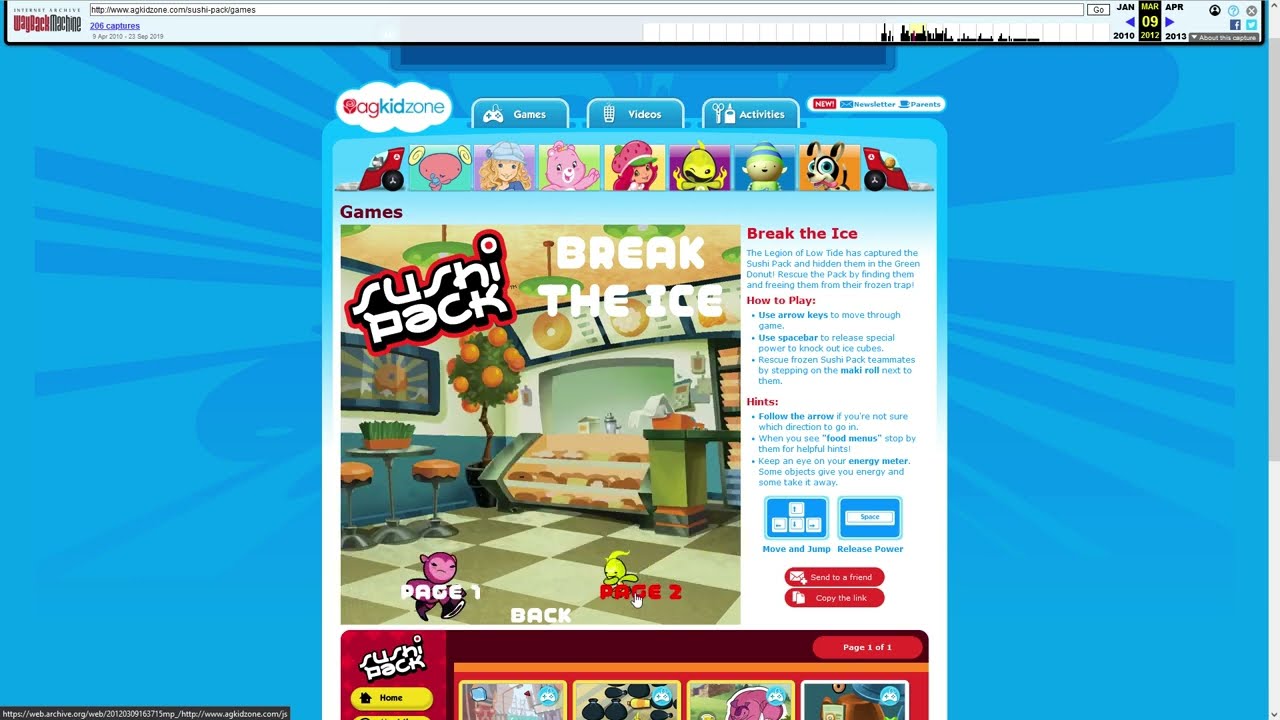 Break The Ice | Sushi Pack AGKidZone Game