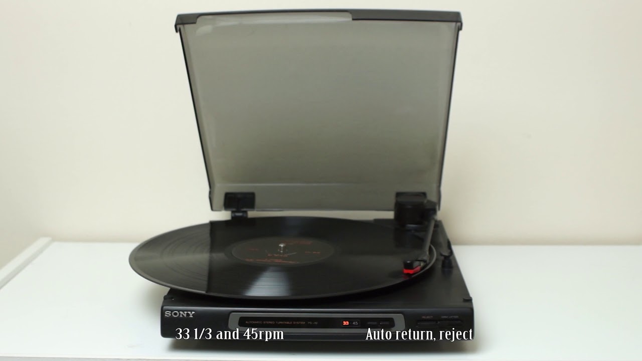 Sony PS J10 Stereo Record Player