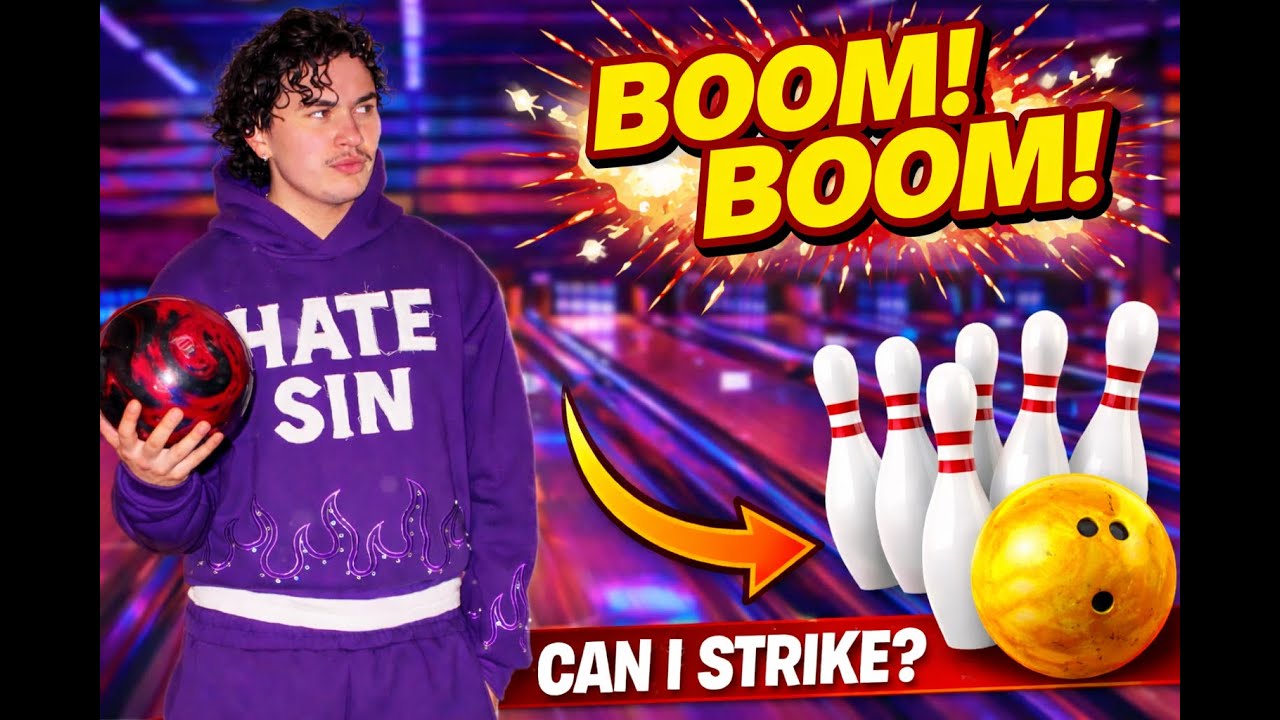 I BET 100$ I'D BEAT MY FRIEND IN BOWLING