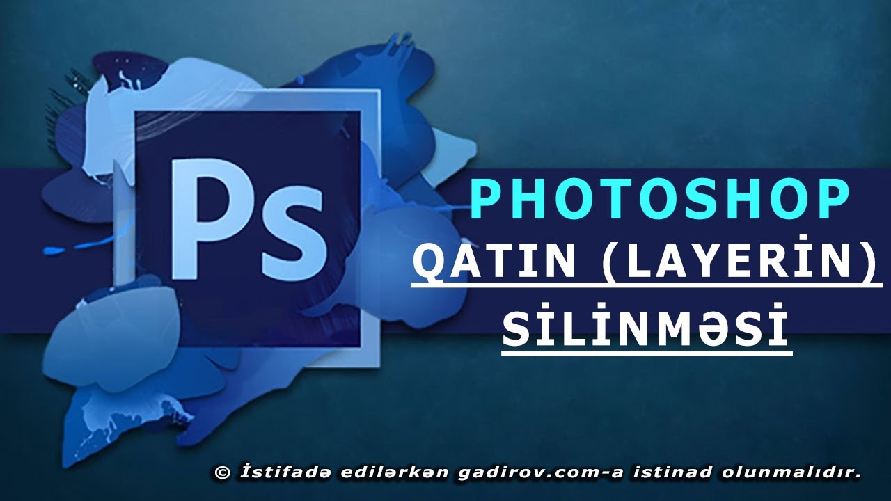 How to delete layers in Photoshop