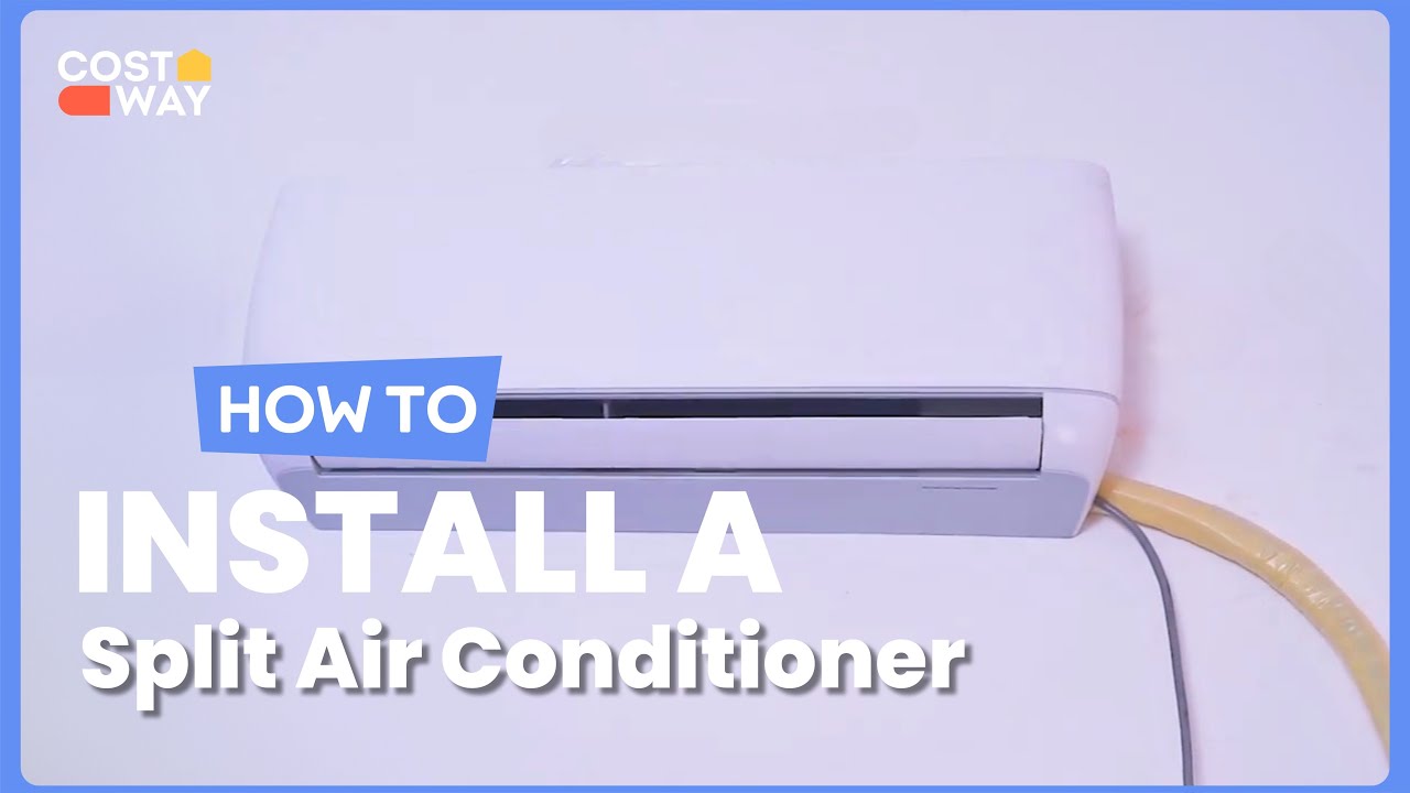 How to Install a Mini Split Air Conditioner and Heater | 82365714 #costway #howto #ac #minisplit