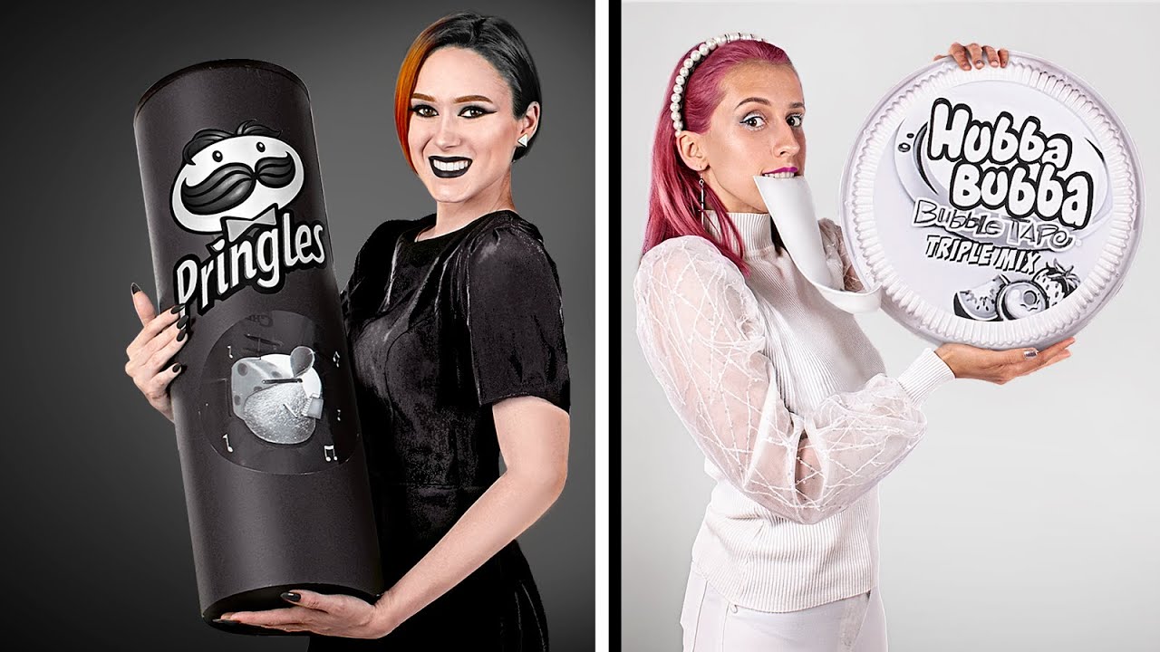 Black and White Challenge! Using Only One Color for 24 Hours