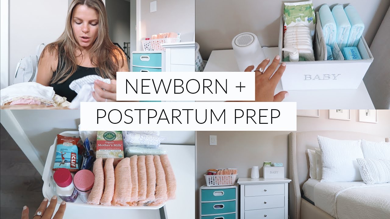 BEDSIDE NURSERY ORGANIZATION + POSTPARTUM PREP