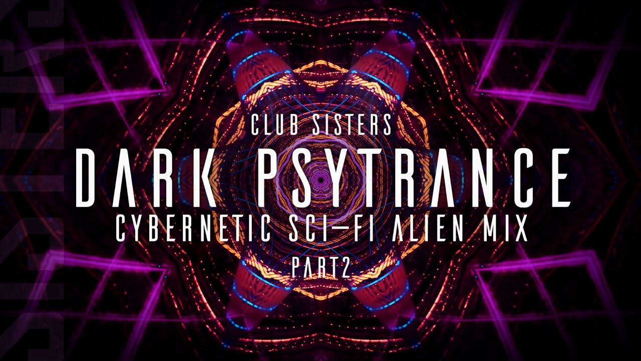 Dark Psytrance | Cybernetic Sci-Fi Alien Mix [Part2] | Original psychedelic VJ loops