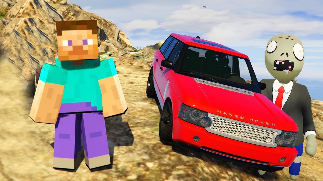 ZOMBİK İLE STEVE RANGE ROVER ARABALARLA 😱 - Gta 5