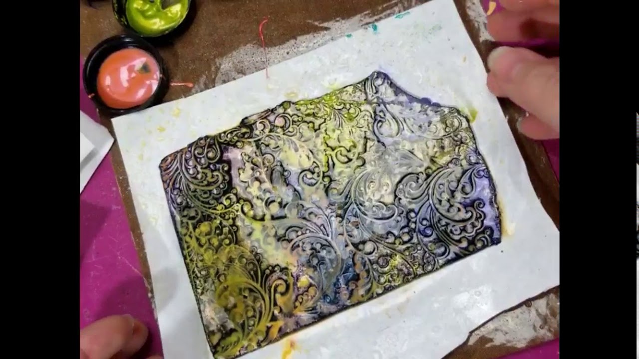 Color shift Paint PolyClay Experiment