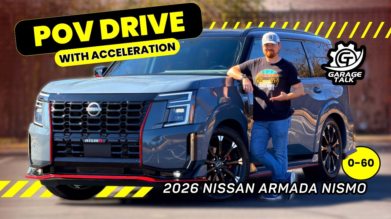 2026 Nissan Armada NISMO POV Drive with Acceleration Test