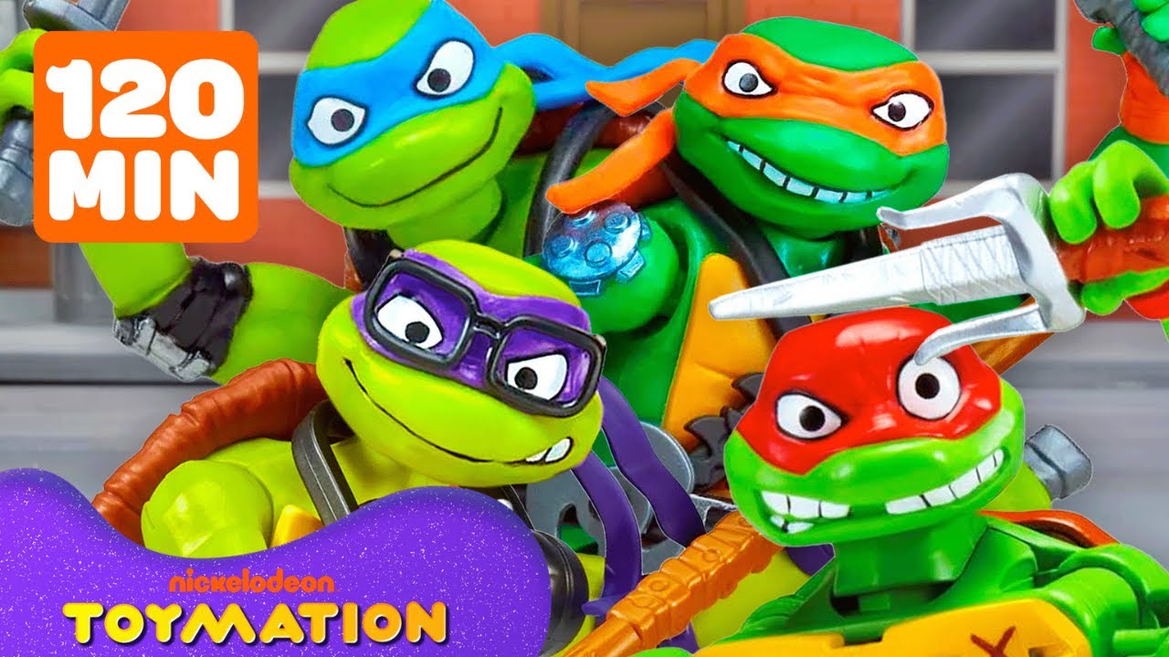Ninja Turtles Messiest, Slimiest, and Muddiest Moments! 🐢 #2 | TMNT Toys | Toymation