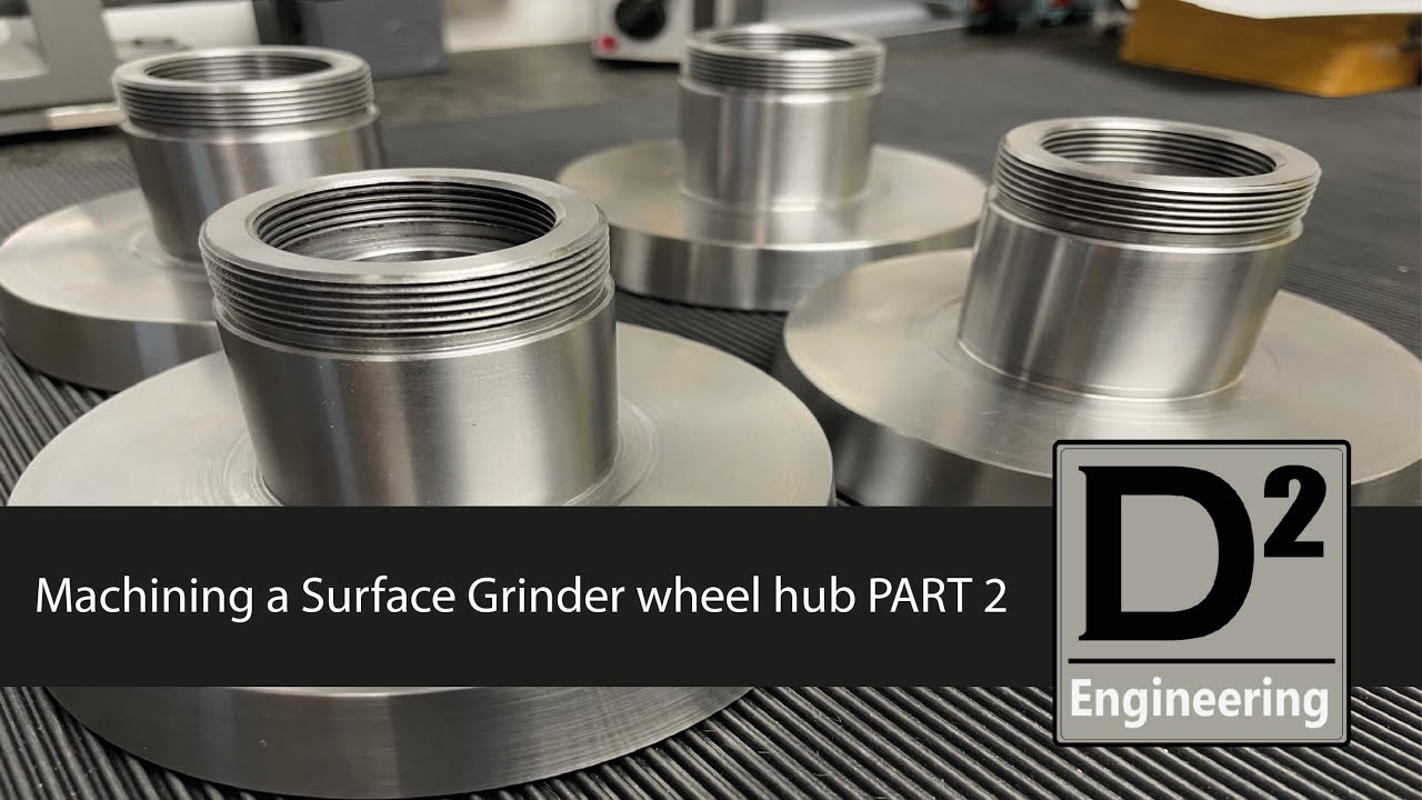 Machining a Surface grinder wheel hub PART 2