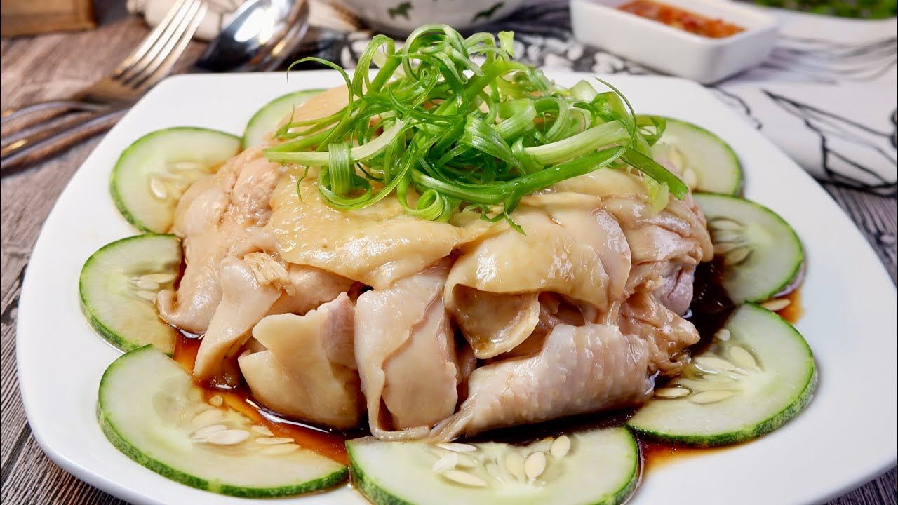 Супернежная курица с имбирем и зеленым луком в масле из 7 ингредиентов (рецепт курицы по-китайски...