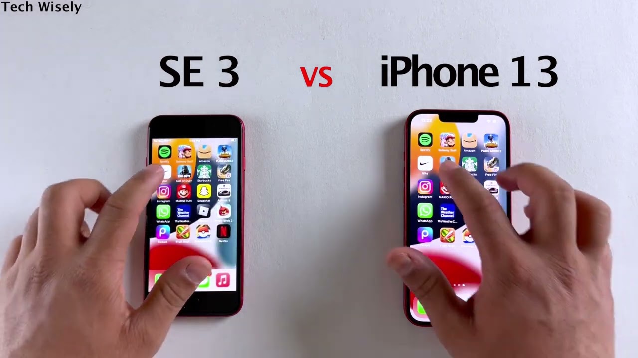 iPhone SE 3 vs iPhone 13 | SPEED TEST