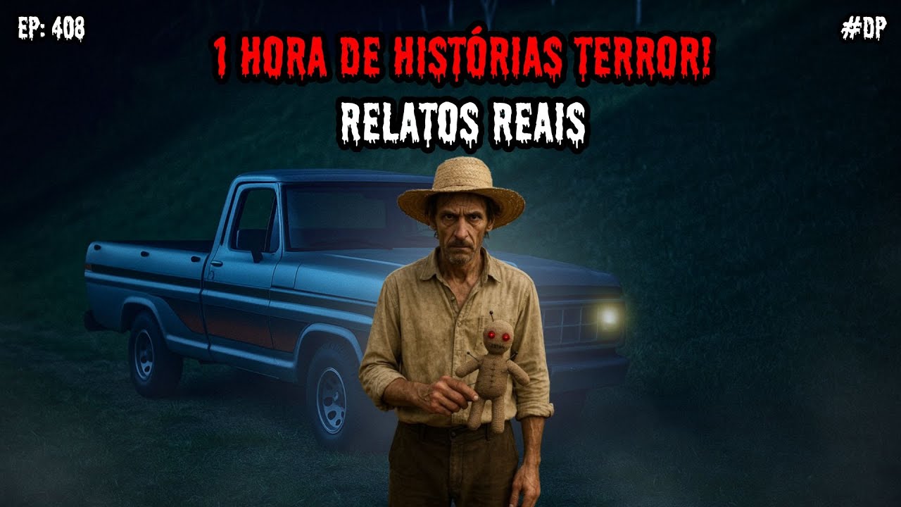 1 HORA DE TERROR - 3 RELATOS REAIS | EP.408 #dp