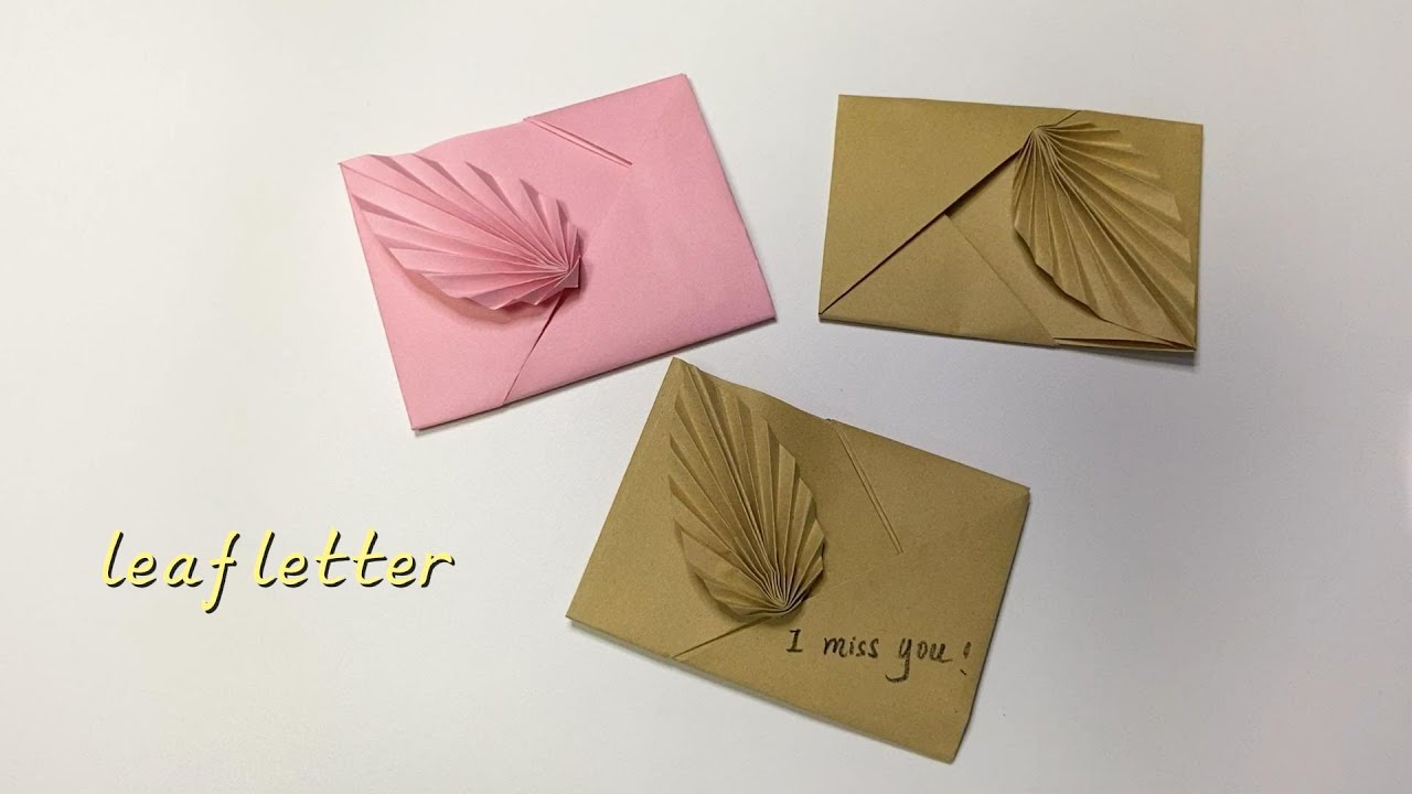 Origami leaf letter How to fold a leaf letter?