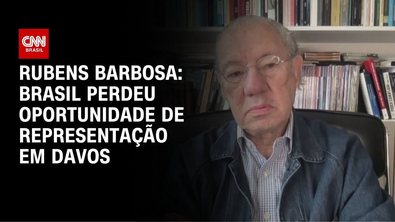 Brasil perdeu oportunidade de representação em Davos, diz Rubens Barbosa | CNN NOVO DIA