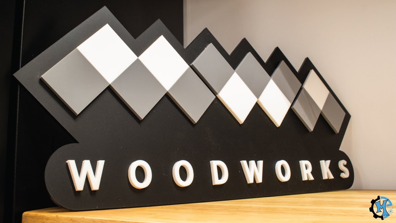 MAKING A CUSTOM ACRYLIC SIGN FOR MWA WOODWORKS | CUSTOM SIGN WORK | ASMR