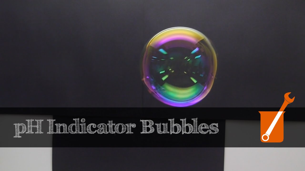 pH indicating soap bubbles (Ben Krasnow - new channel name!)