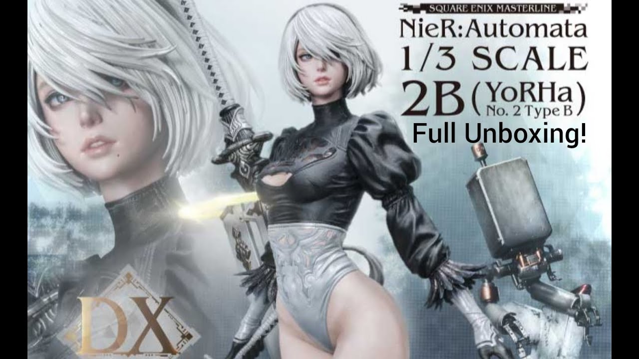 Square Enix Masterline NieR: Automata 1/3 2B Deluxe Statue Review! ❤