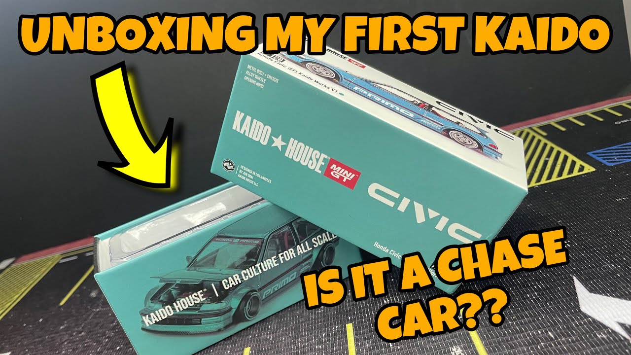 Mini GT Kaido House Civic EF Unboxing: DID I PULL A CHASE CAR ???