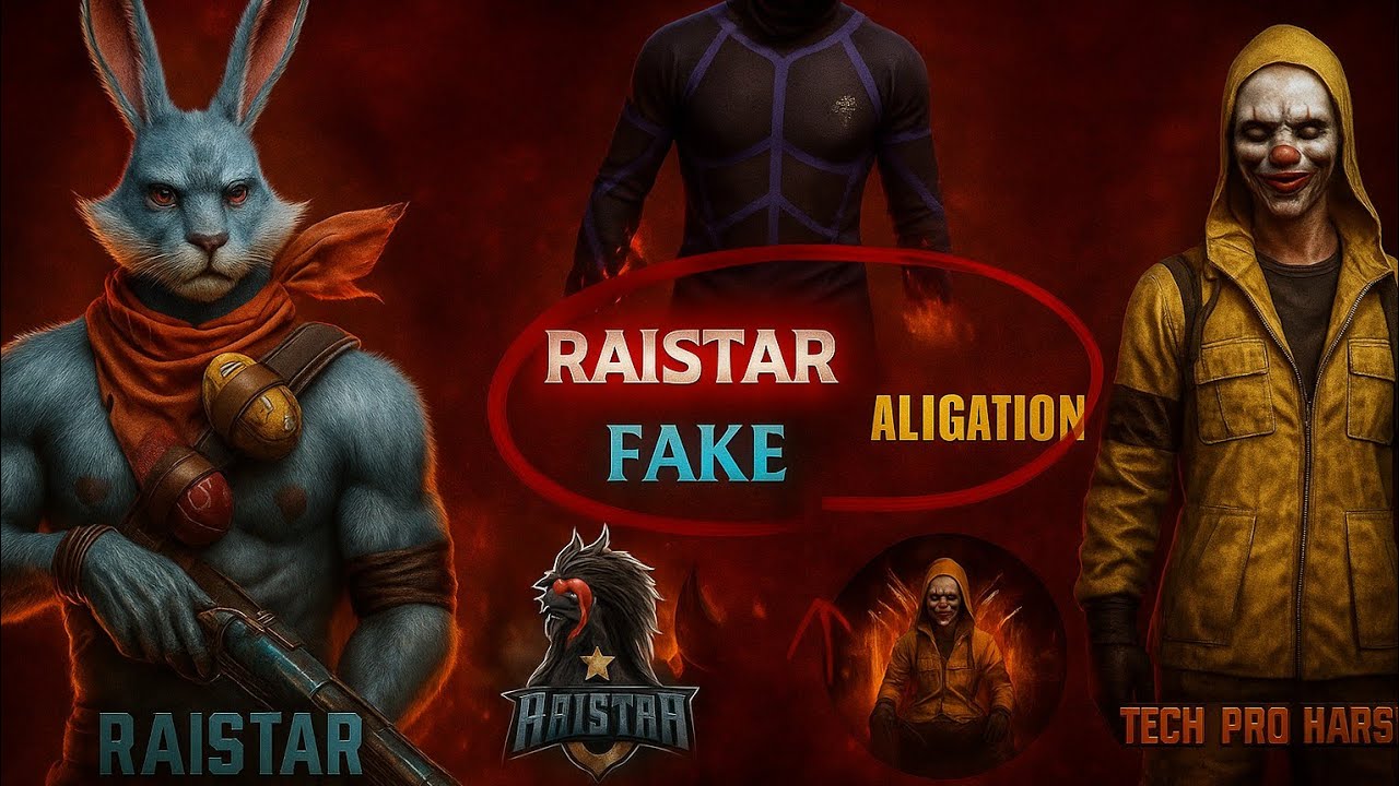 Raistar Fake Aligation🥶Tech Pro Harsh Expose🤡 #raistar #gyangaming 