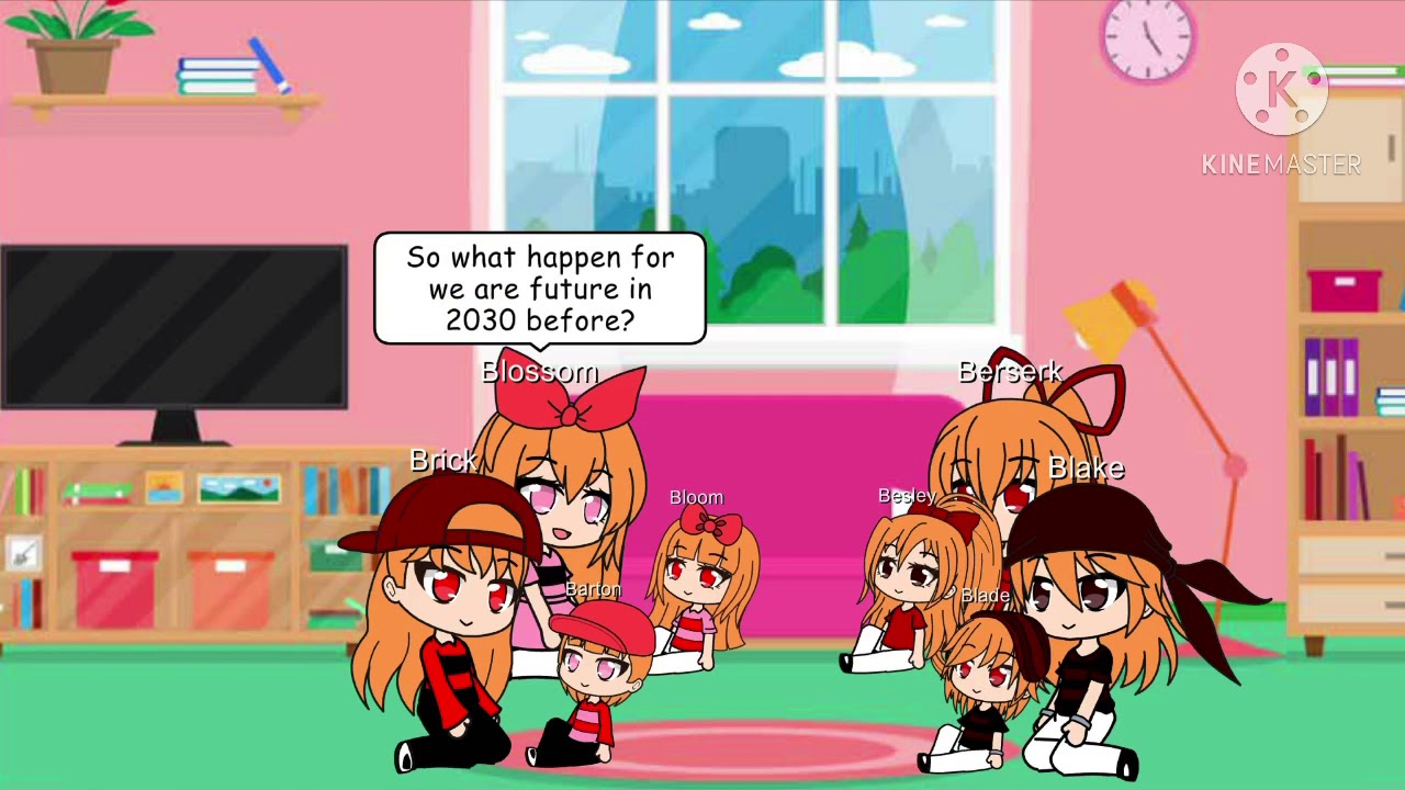 The PPG X RRB and PPNKG X RRTB Meet their Future Kids for One Day Gacha Club