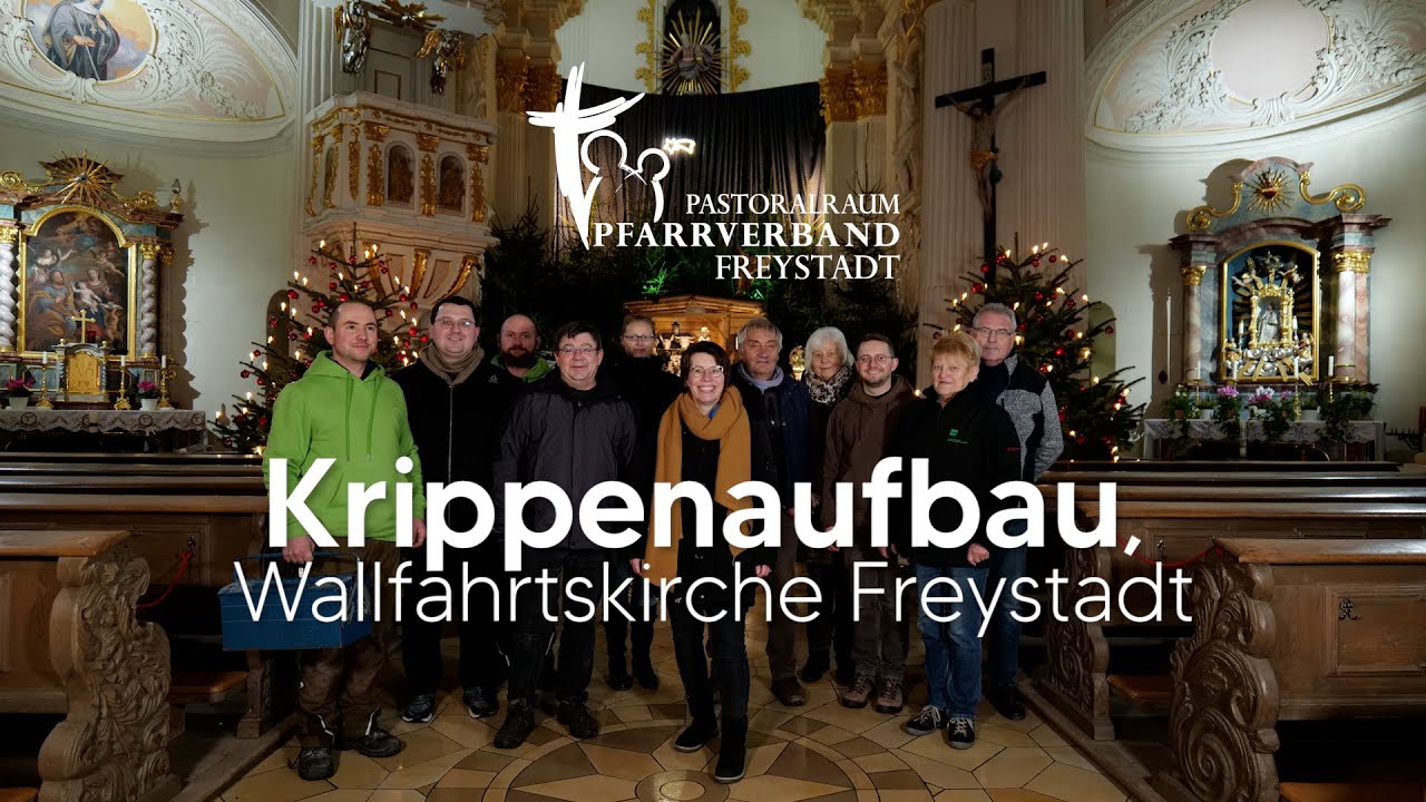 ❅Die größte Weihnachtskrippe der Region ❅ Krippenaufbau 🎄Wallfahrtskirche Freystadt