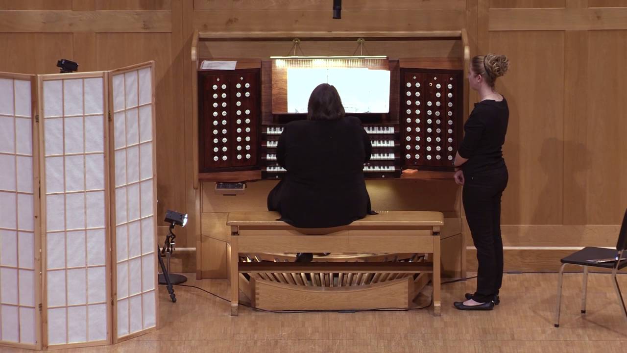 Rie Bloomfield Organ Series guest artist: Marie Rubis Bauer with Michael Bauer - April 12, 2016