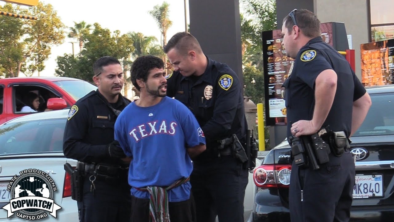 Copwatch | Jaywalking Stop | Taken in for Allegedly Being Intoxicated